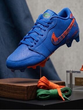 Nike Air Jordan 1 Low Vapor Edge Florida Gators Exclusive Cleats - HF5566-408